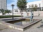 Kurhausgarten Rostock-Warnemünde: Brunnen "Badende"