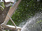 Brunnen "Sprühender Baum" im Rostocker Stadtteil Lütten Klein