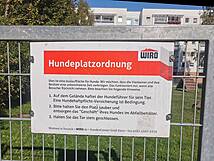 Hundespielplatz Rostock Blockmacherring - Hundplatzordnung