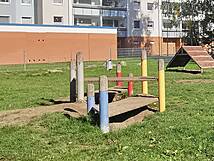 Hundespielplatz Rostock Blockmacherring - Treppe