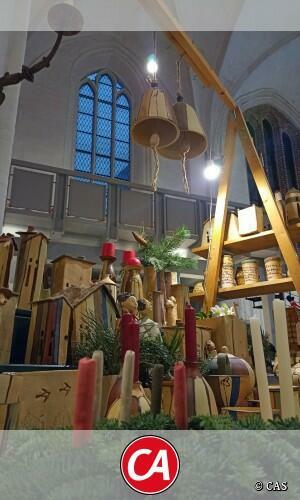 Kunsthandwerker Weihnachtsmarkt Nikolaikirche Rostock