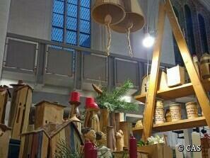 Kunsthandwerker Weihnachtsmarkt Nikolaikirche Rostock