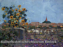 Kulturhistorisches Museum Rostock - Schwaan im Frühling, Rudolf Bartels