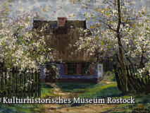 Kulturhistorisches Museum Rostock - Ahrenshooper Kate um 1920, Elisabeth von Eicken