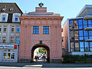 Rostocker Stadttor: Mönchentor von der Strandseite