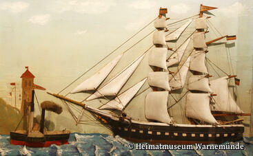 Heimatmuseum Warnemünde - Diorama