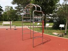 Calisthenicsanlage im Kurpark Warnemünde - Sprossen