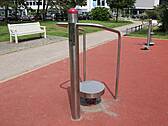 Calisthenicsanlage im Kurpark Warnemünde - Gleichgewichtstrainer