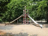 Kinderspielplatz im Kurpark in Warnemuende