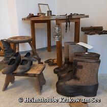 Heimatstube Krakow am See - Schusterwerkstatt