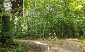 Lehrpfad Lähnwitz - Wegweiserstein