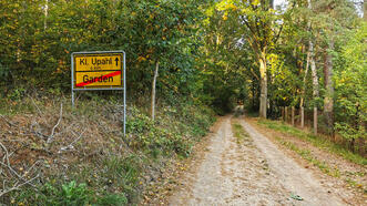 Lehrpfad Lähnwitz - Ortsschild