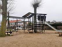 Spielplatz »Am Haff« in Rerik - Kletterkombination / Parkour