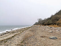 Strandzugänge Rerik. Strandzugang 10 - Teufelsschlucht (Januar)