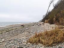Strandzugänge Rerik. Strandzugang 9 - Strand im Januar