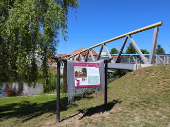 Künstlerpfad 1 - Die Warnowbrücke