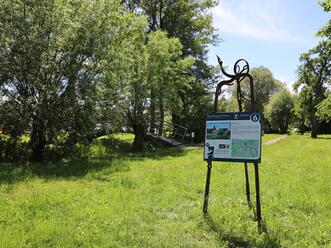 Künstlerpfad 2 - »Blick auf Schwaan«