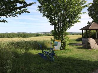 Künstlerpfad 3 - "Landschaft bei Schwaan"