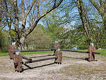 Spielplatz Thelkow, Oberdorf - Balancierstrecke