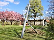 Spielplatz Thelkow, Unterdorf - Seilrutsche