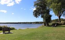 Badeselle an der Seeluster Bucht in Plau am See