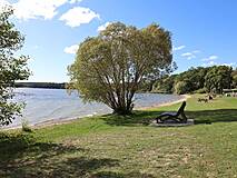 Badeselle an der Seeluster Bucht in Plau am See