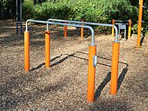 Fitnessgerät im Burgpark Plau Am See - Barren