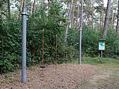 Fitnessgeräte im Plauer Heilwald -