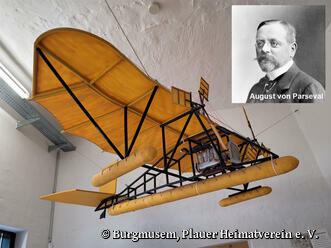 Burgmuseum Plau Am See - Ausstellung Fliegerei