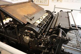 Burgmuseum Plau Am See - Ausstellung Druckerei