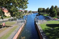Plau am See - Schleuseneinfahrt / Schleusenausfahrt
