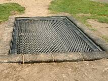 Spielplatz am Burgwall in Plau am See - Trampolin