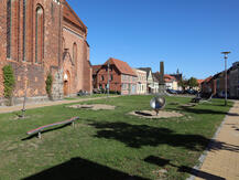 Spielplatz an der Marienkirche in Plau am See