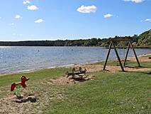 Spielplatz Seeluster Bucht - Schaukeln, Federwippen