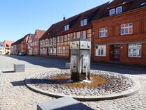 Brunnen / Wasserspiel auf dem Markt