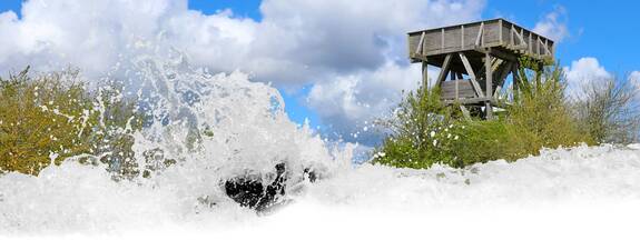 Eixen: Aussichtsturm Eixener See