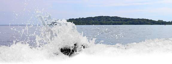 Insel Vilm im Südosten der Insel Rügen