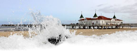 Insel Usedom: Seebrücke Ahlbeck