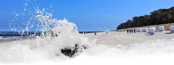 Insel Usedom / Zempin: Strand Ostsee