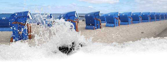 Ostsee: Strandkörbe
