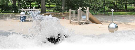 Warnemünde: Spielplatz im Kurpark