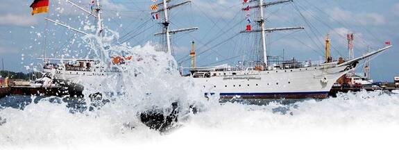 Stralsund: Museumsschiff Gorch Fock (I)