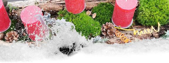 Weihnachten: Adventsgesteck