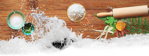 Basteln mit Kindern: Salzteig herstellen