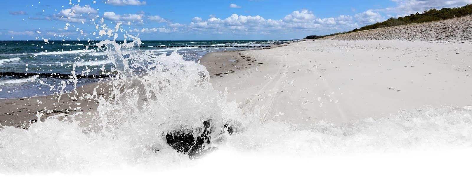 Am Strand an der Ostsee