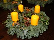 Adventskranz basteln