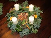 Adventskranz basteln