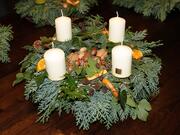 Adventskranz basteln