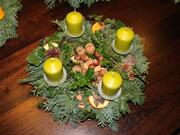 Adventskranz basteln