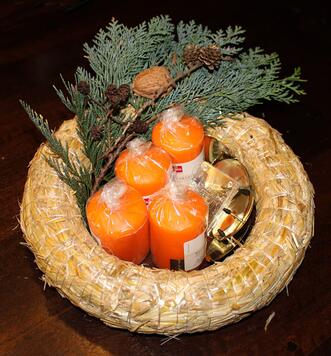 Adventskranz selber machen – Material zum Basteln